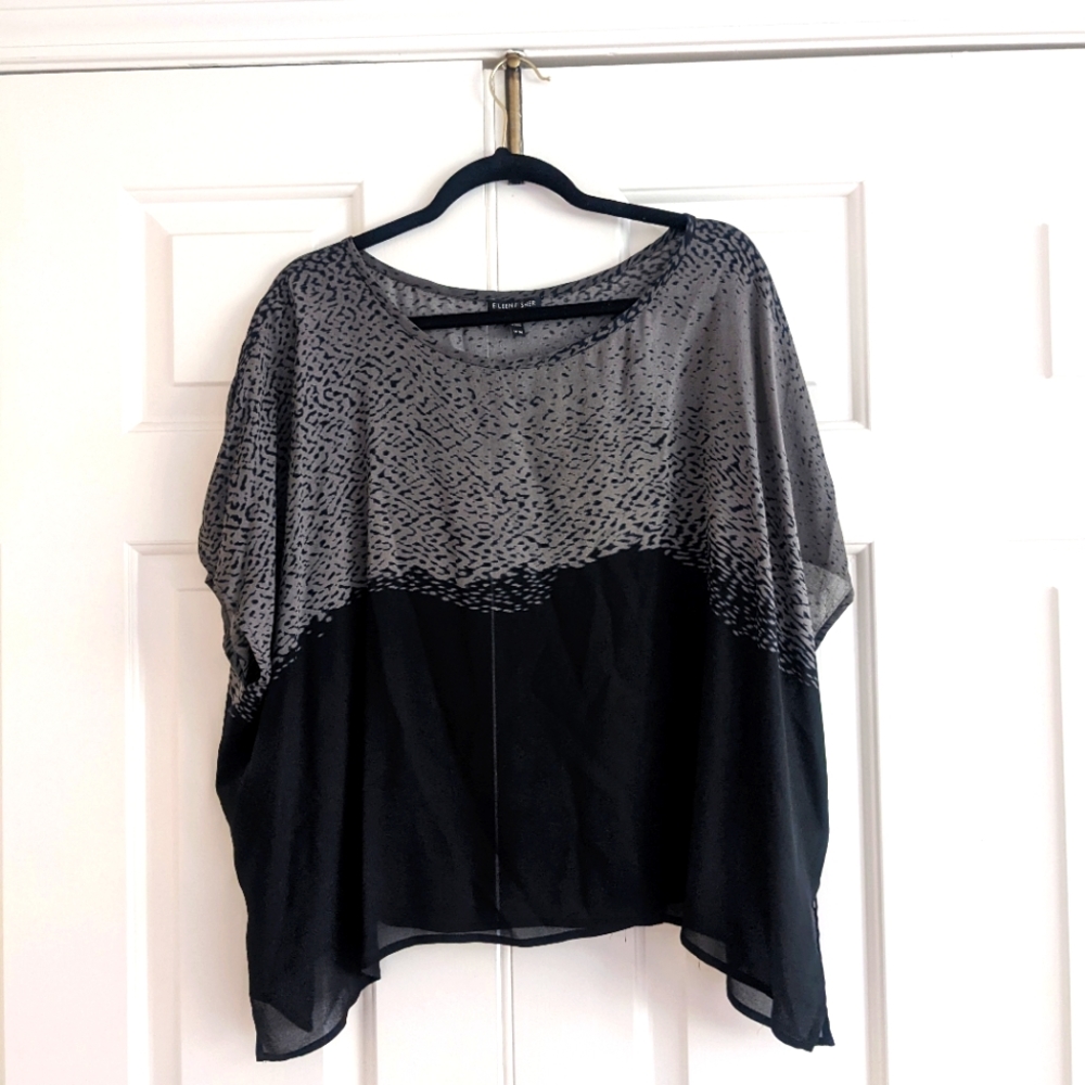 Eileen Fisher boat neck top